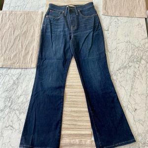 NWT Madewell Tall Curvy Cali Demi-Boot Jeans in Larkspur Wash Tencel Denim 28T